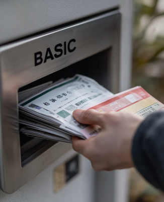Staff collecting mail on behalf of a foreign property buyer in Japan, with document scanning and bill support